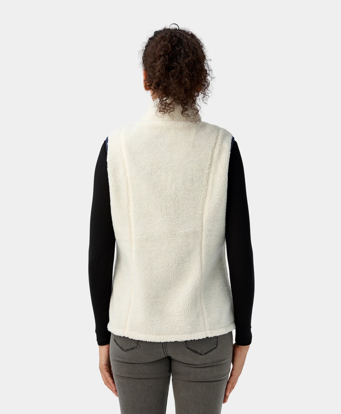 Women's Heated Recycled Fleece Vest 