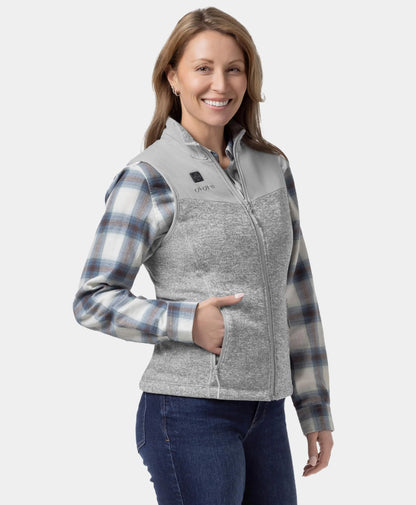 Augusta Women's Heated Sweater Fleece Vest