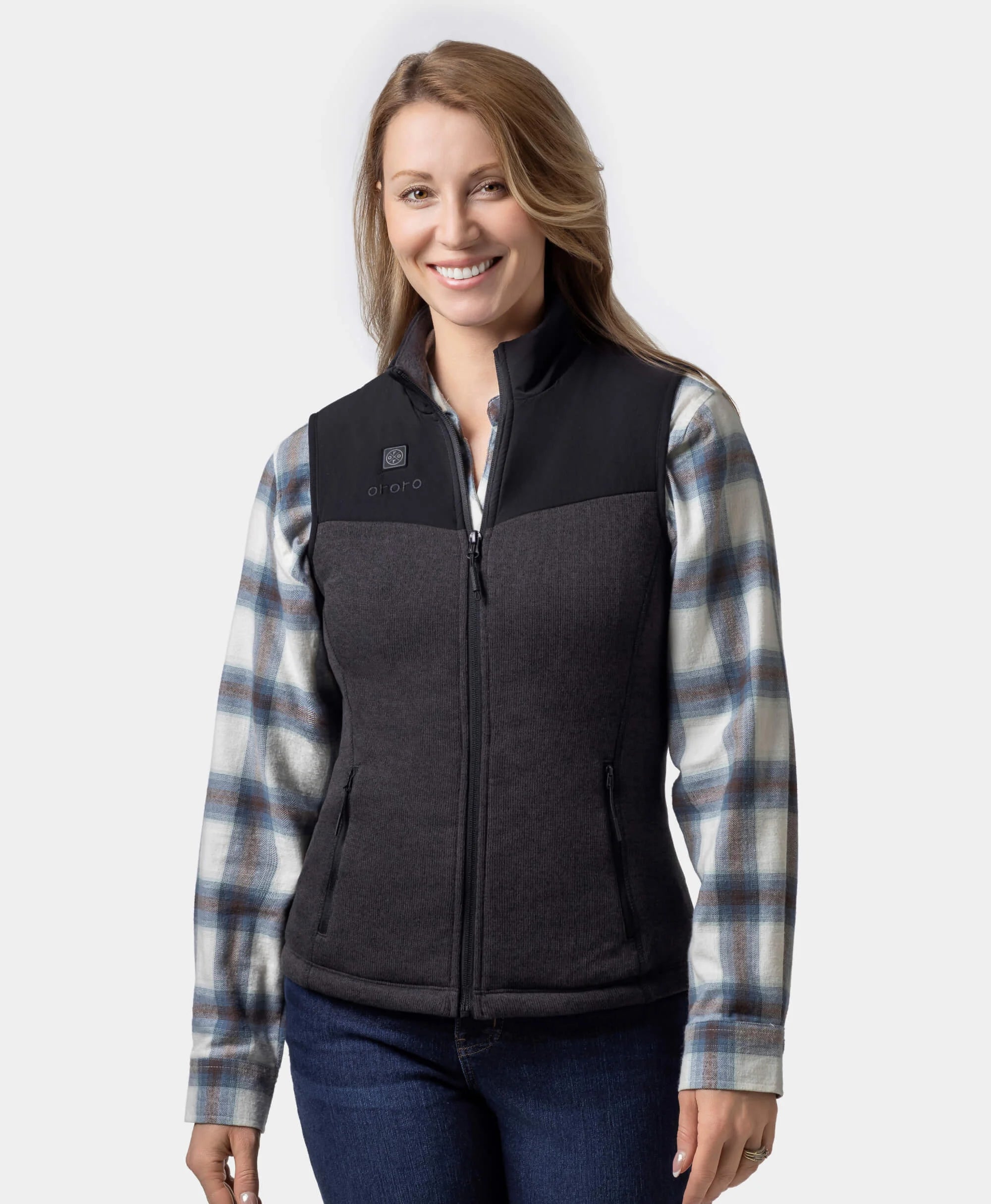 Augusta Women's Heated Sweater Fleece Vest