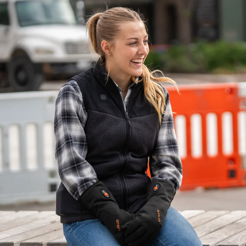 Augusta Women's Heated Sweater Fleece Vest