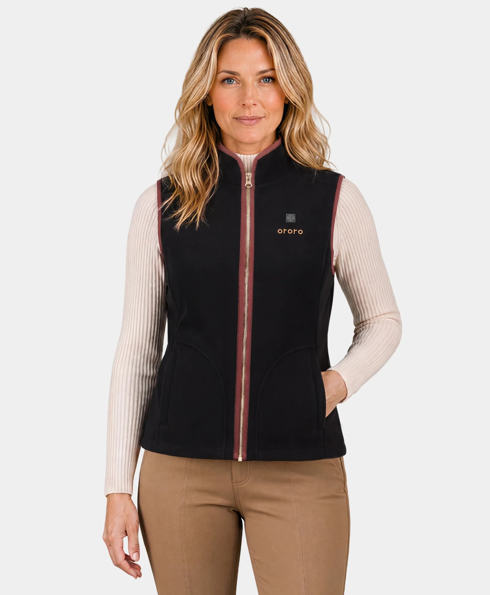 Ascot Women's 4-Zone Heated Wool Vest