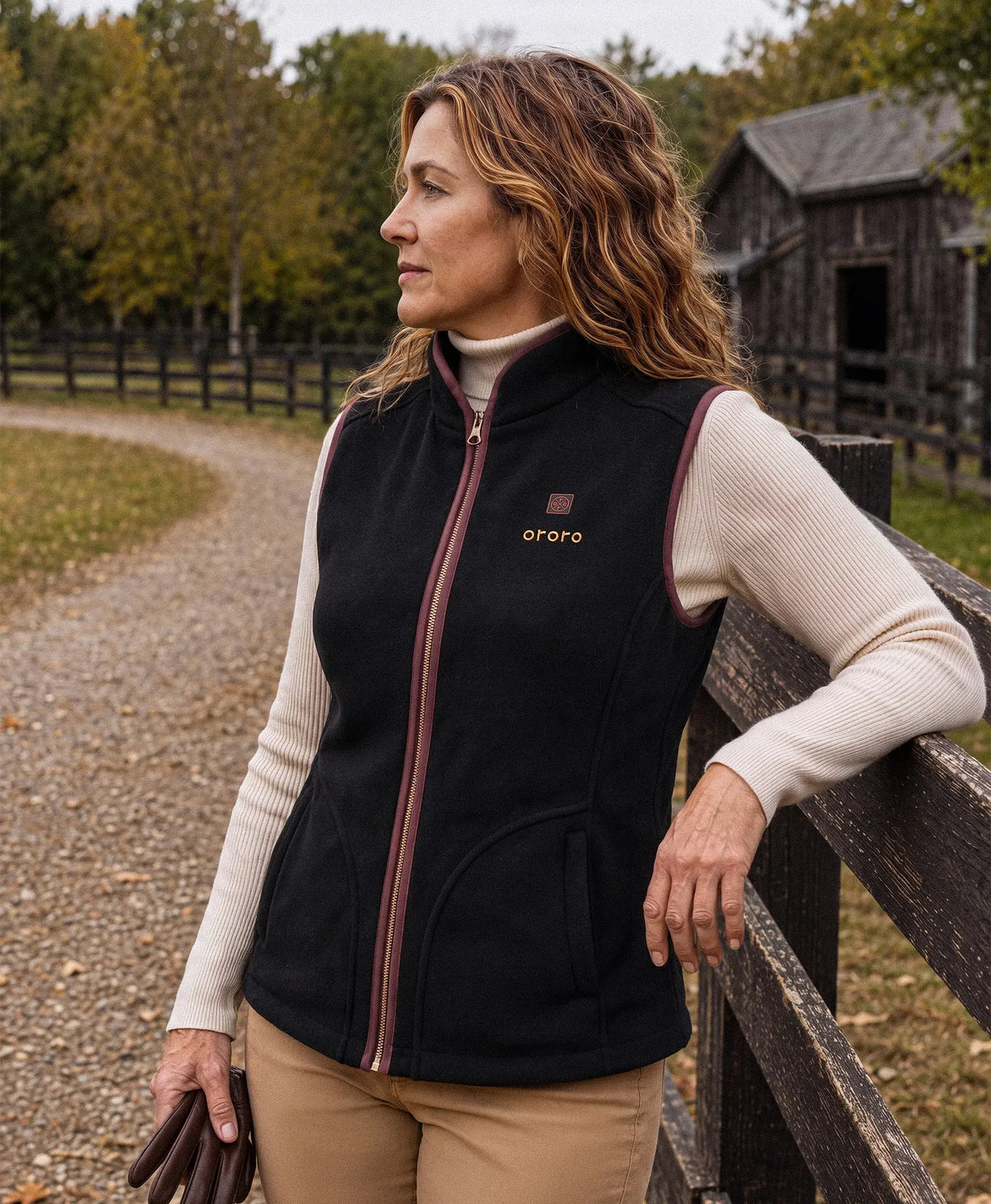 Ascot Women's 4-Zone Heated Wool Vest