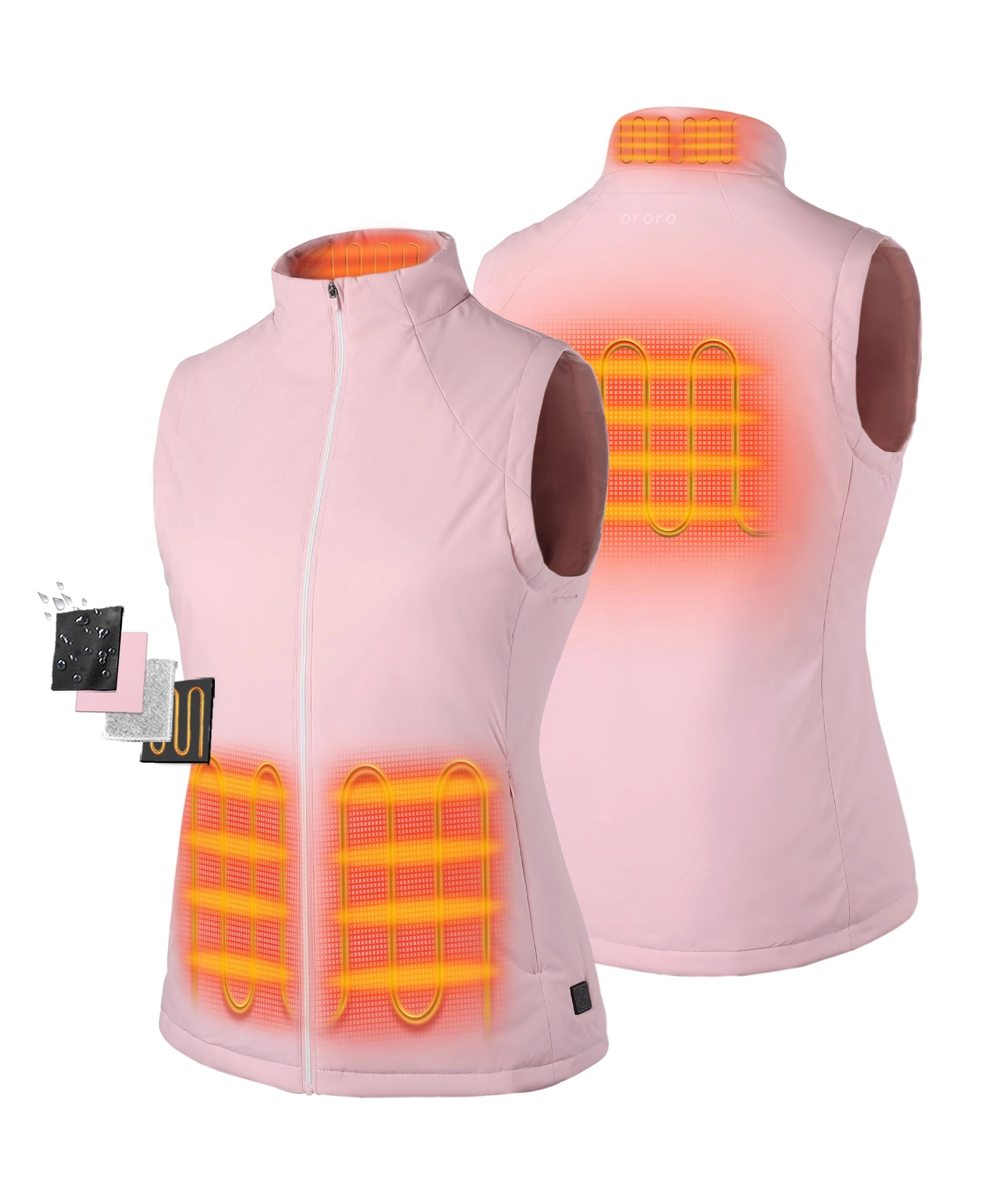 (Open-box) Women's 4-Zone Heated Golf Vest (Battery Set Not Included), Thumbnail 17