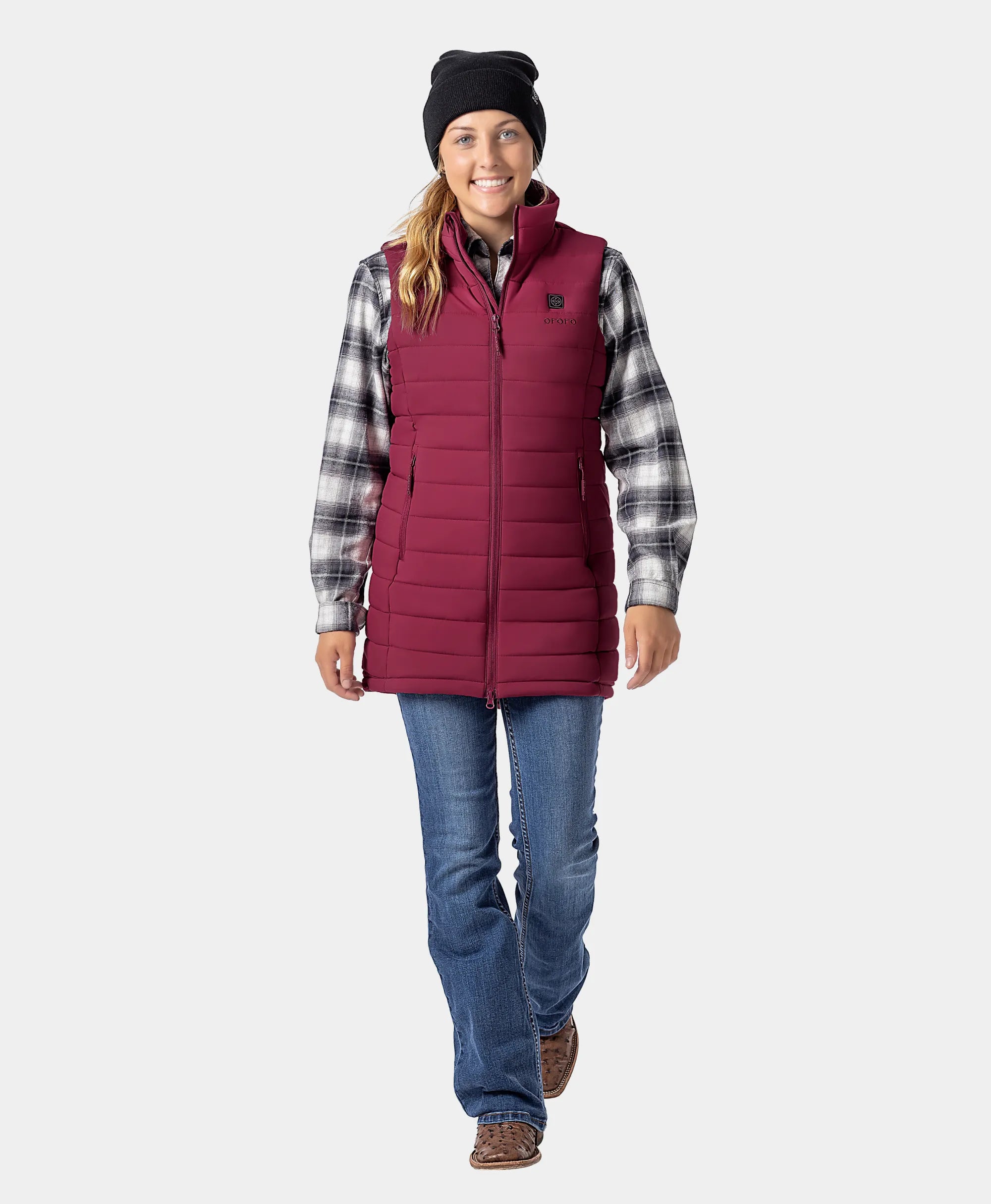 Tribeca Women's Heated Long Puffer Vest