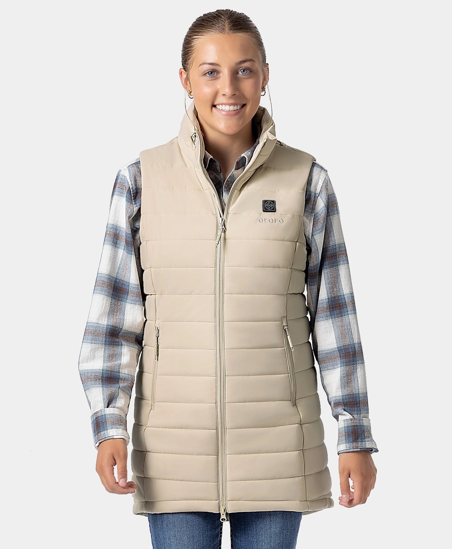 Tribeca Women's Heated Long Puffer Vest