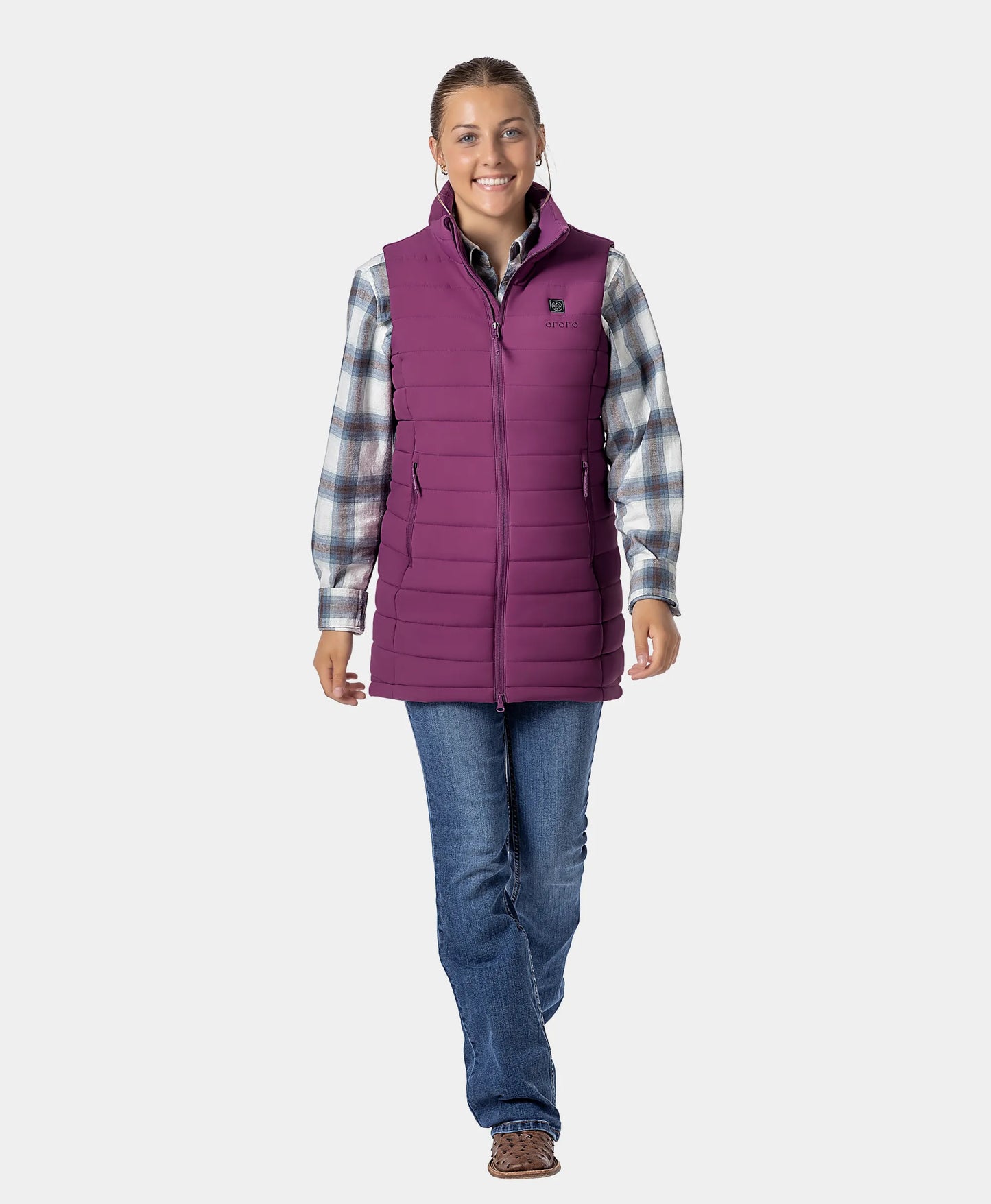 Tribeca Women's Heated Long Puffer Vest