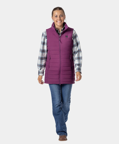 Tribeca Women's Heated Long Puffer Vest