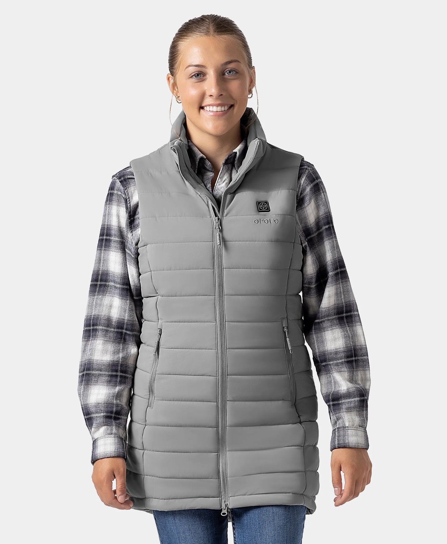 Tribeca Women's Heated Long Puffer Vest