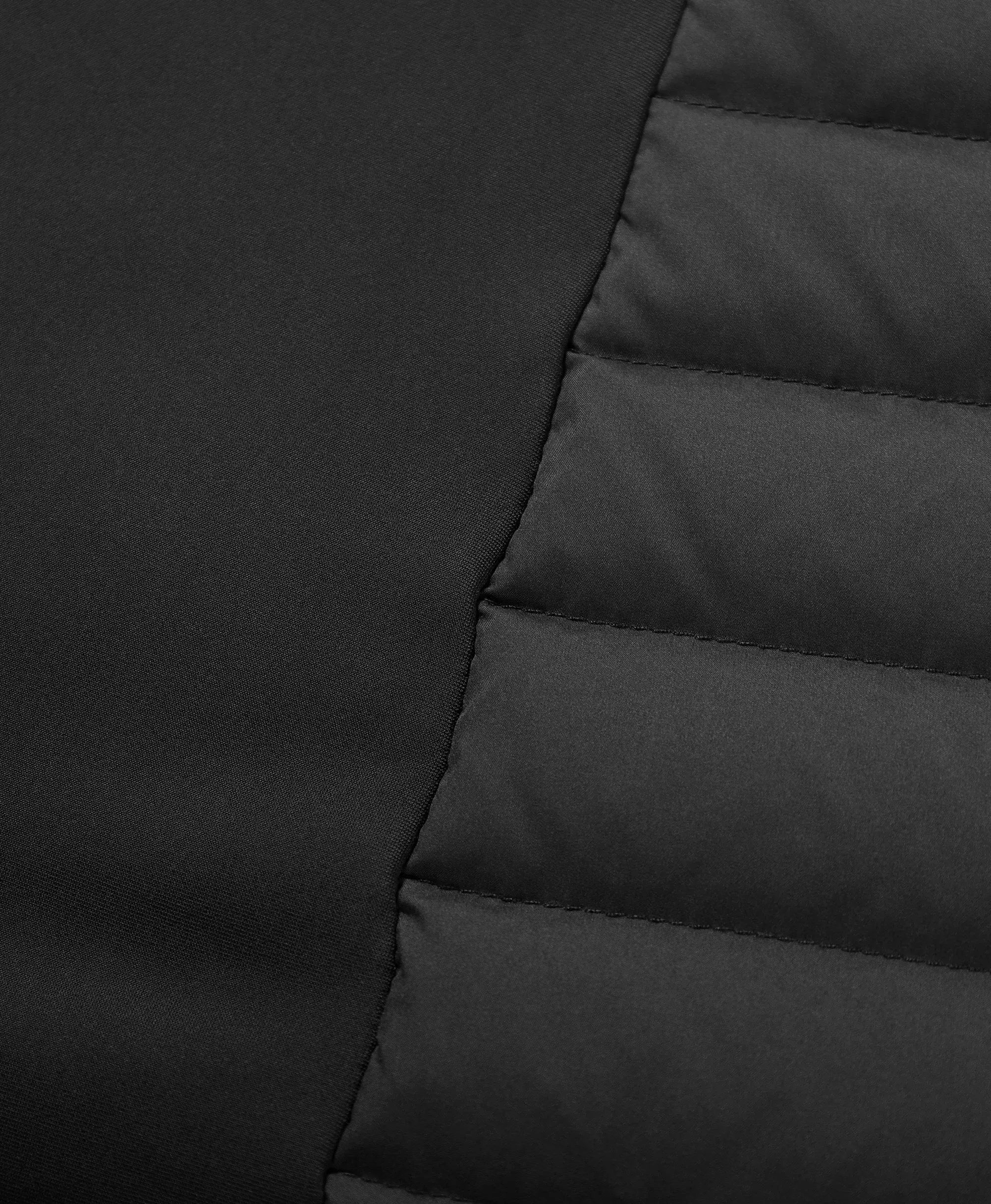 Women's 5-Zone Heated Long Down Vest-black