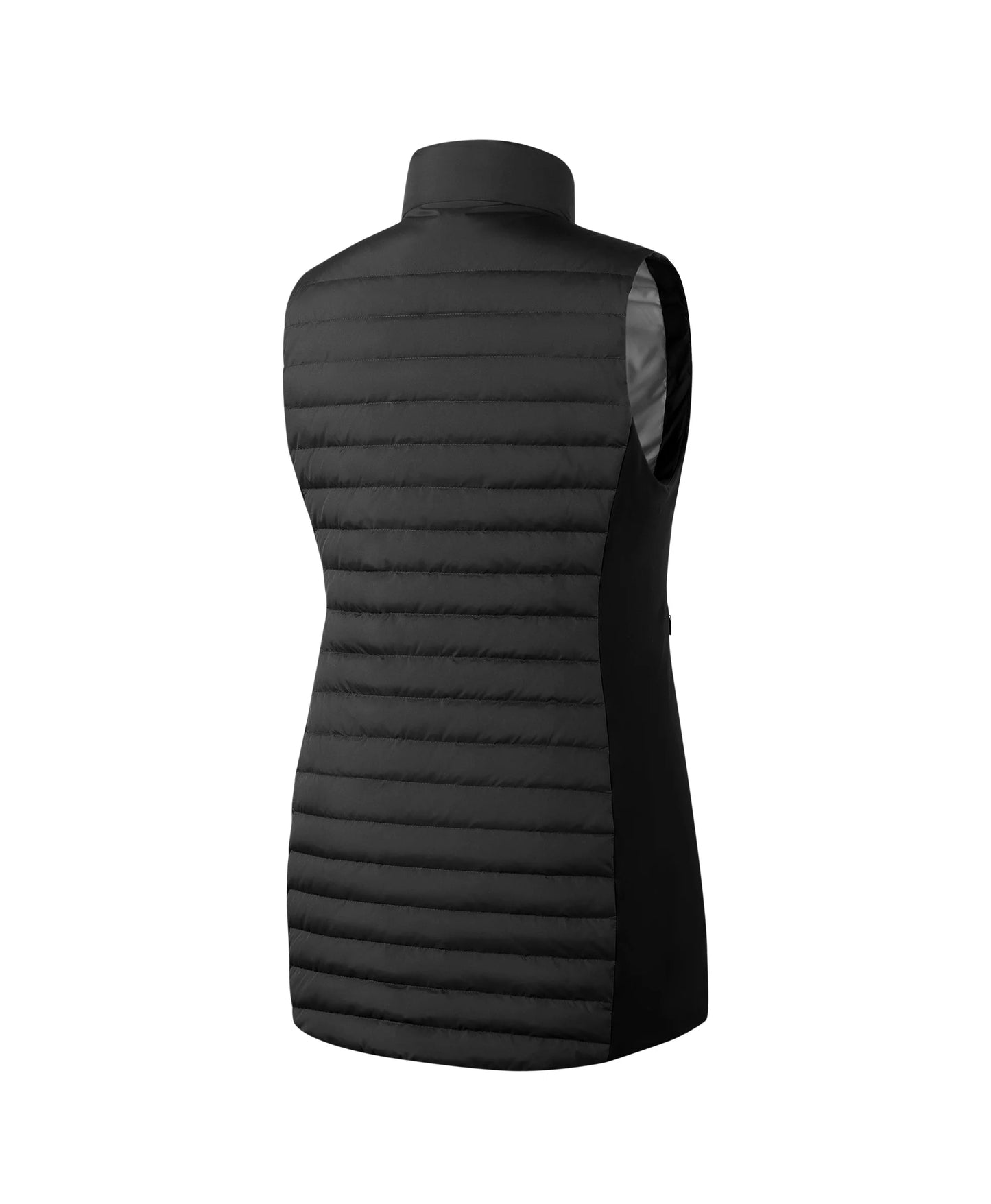 Women's 5-Zone Heated Long Down Vest-black