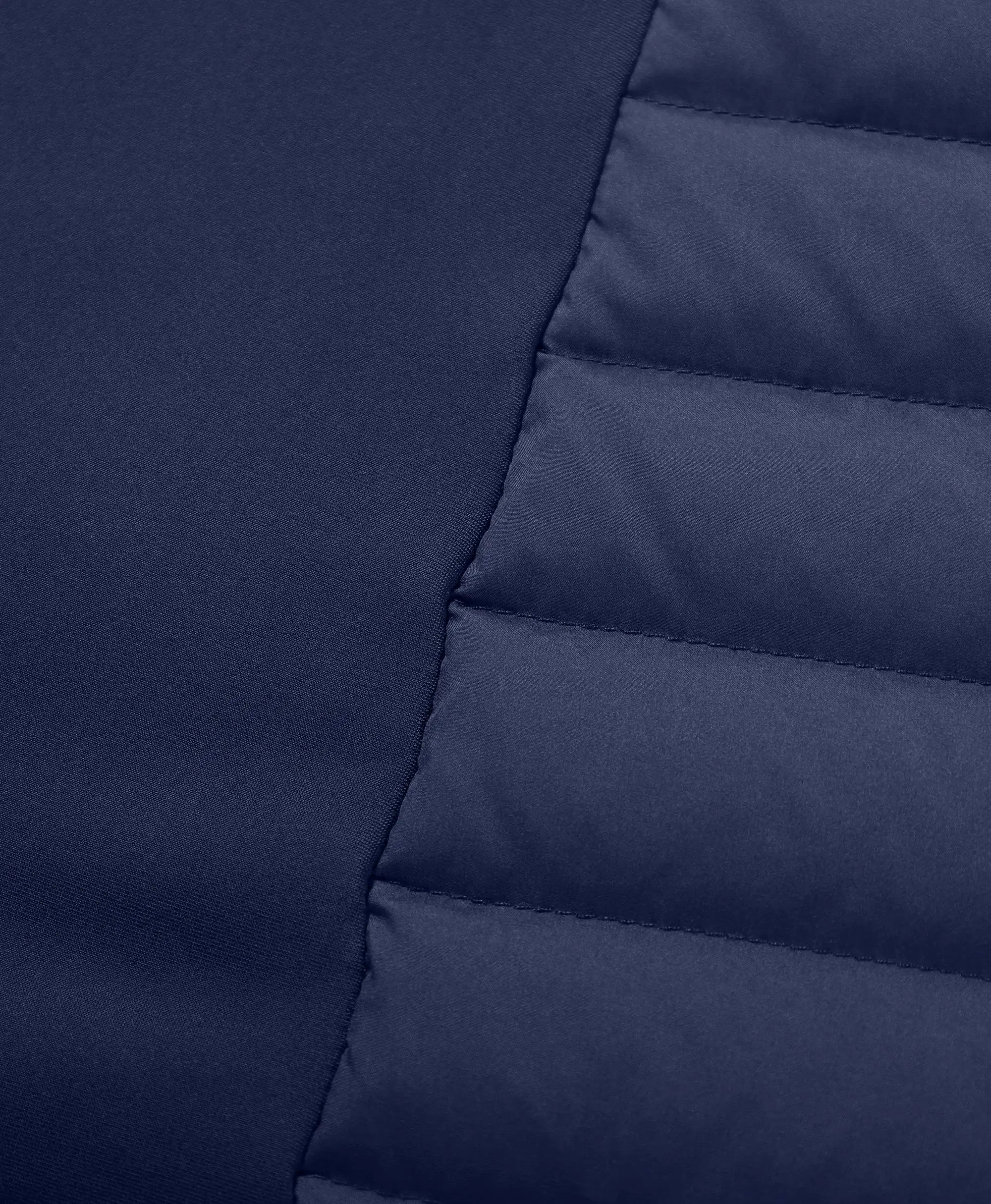 Women's 5-Zone Heated Long Down Vest- blue