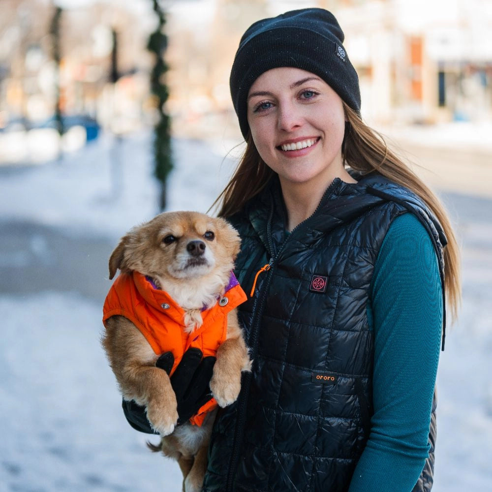 PuffLyte™ Women's Junior 4-Zone Hooded Heated Vest