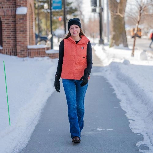 PuffLyte™ Women's Junior 4-Zone Hooded Heated Vest