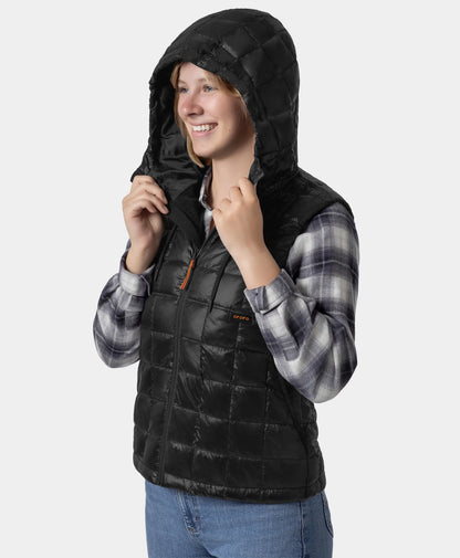 PuffLyte™ Women's Junior 4-Zone Hooded Heated Vest