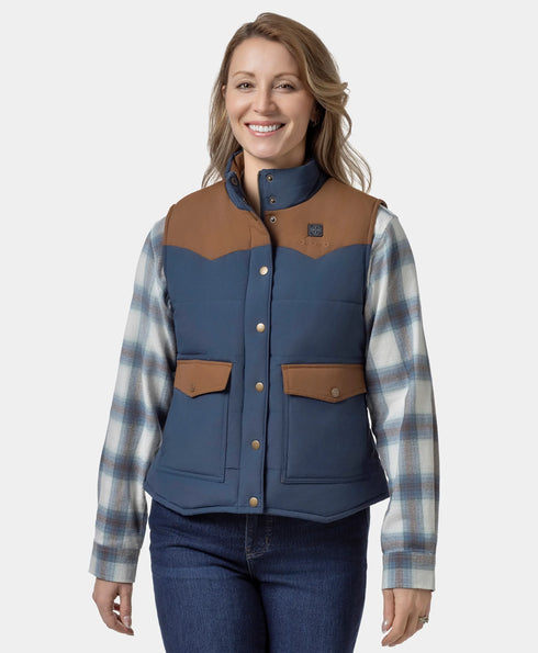Amelia Women's Western Heated Vest ,view 1