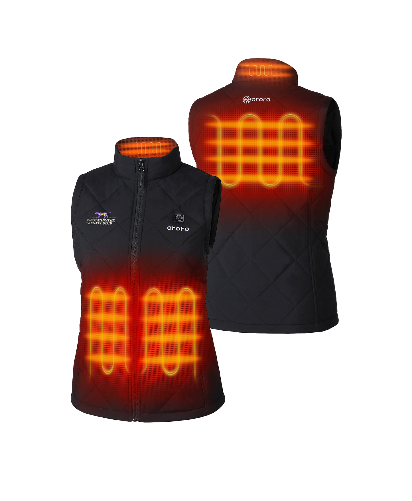 Women's 4-Zone Heated Quilted Vest - Westminster Kennel Club® Edition