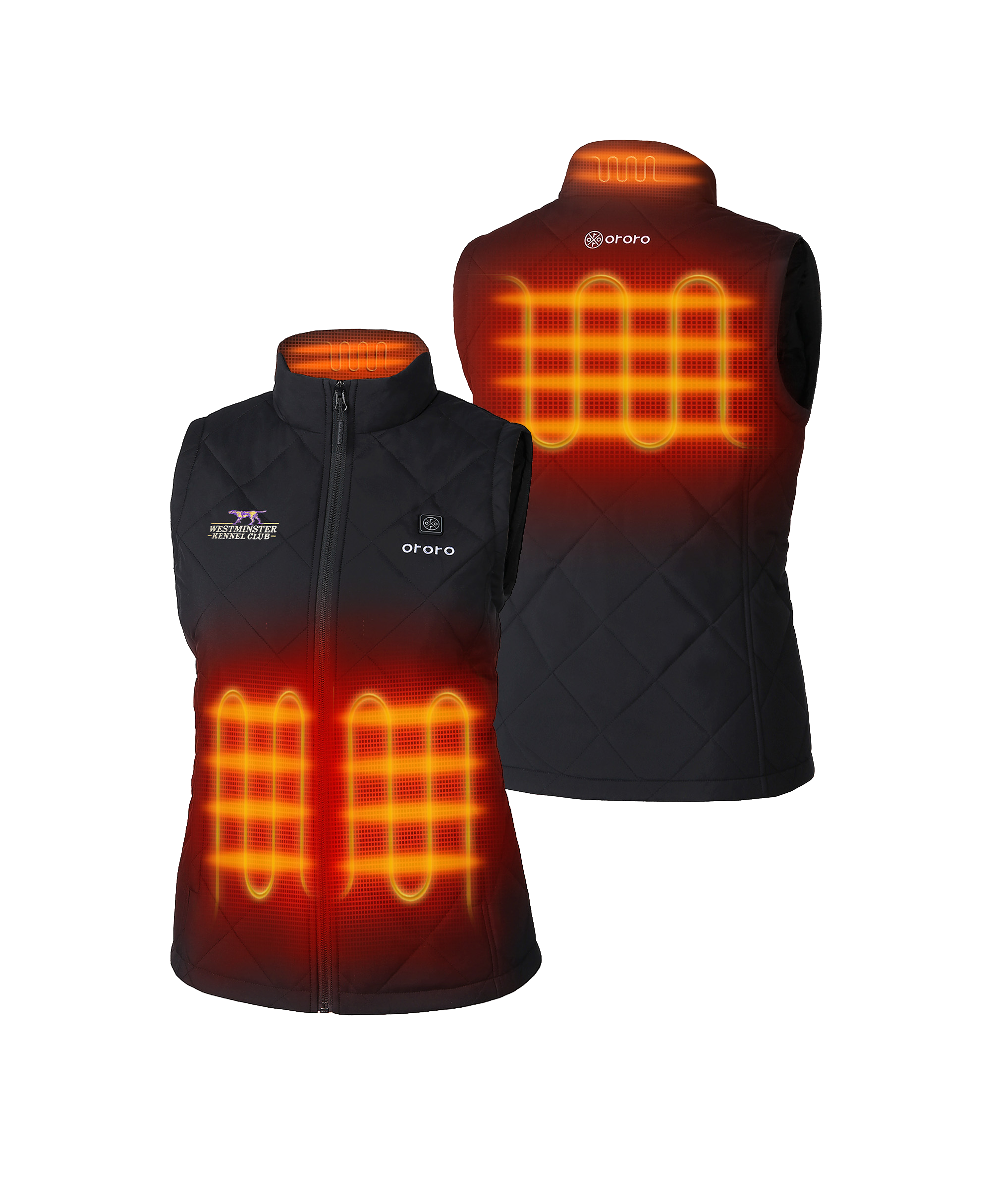 Women's 4-Zone Heated Quilted Vest - Westminster Kennel Club® Edition, Thumbnail 11