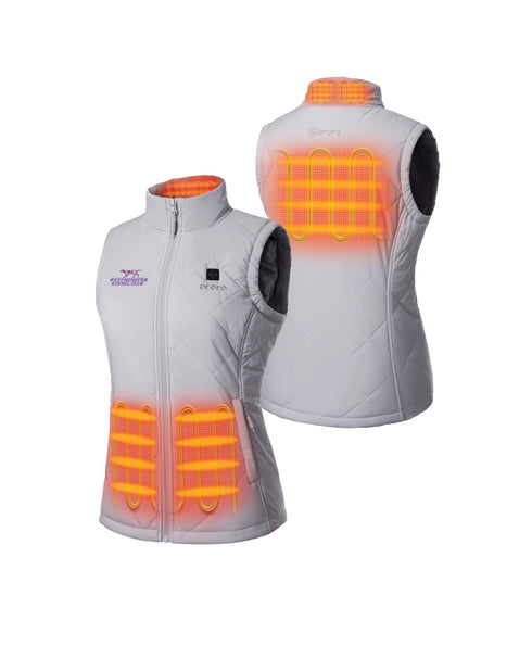 Women's Heated Quilted Vest (Gray) - Westminster Kennel Club® Edition ,view 2
