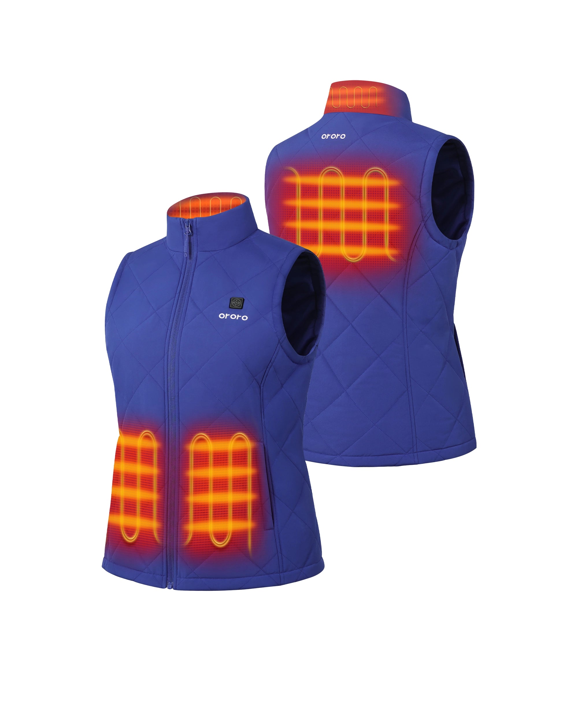 Women's Heated Quilted Vest - New Colors, Thumbnail 2