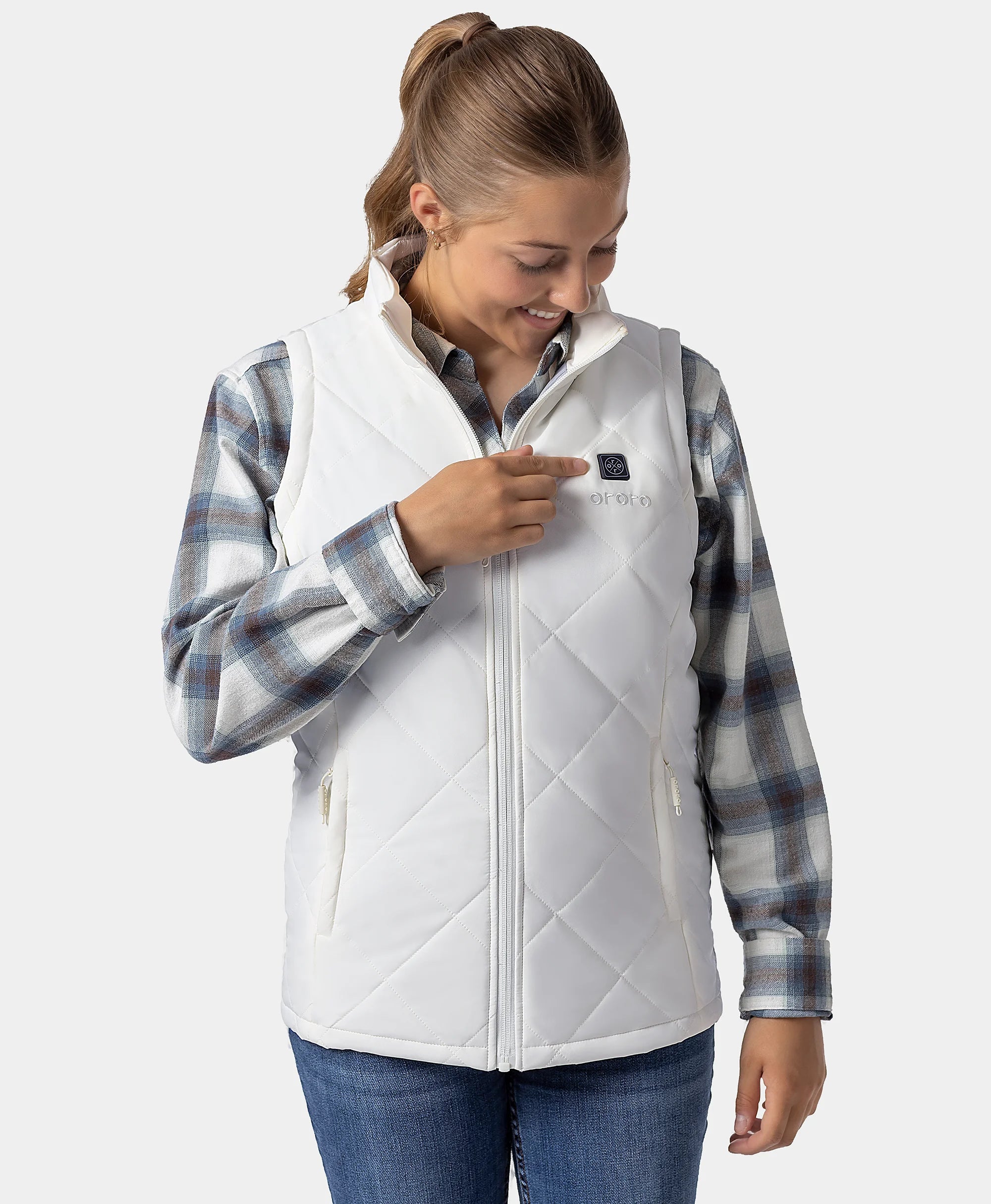 Women’s Junior 4-Zone Heated Quilted Vest