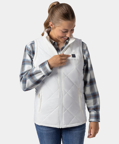 Women’s Junior 4-Zone Heated Quilted Vest