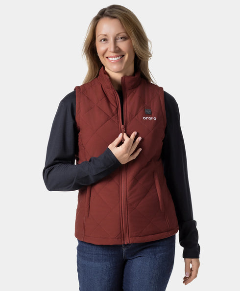 Women's Heated Quilted Vest ,view 1