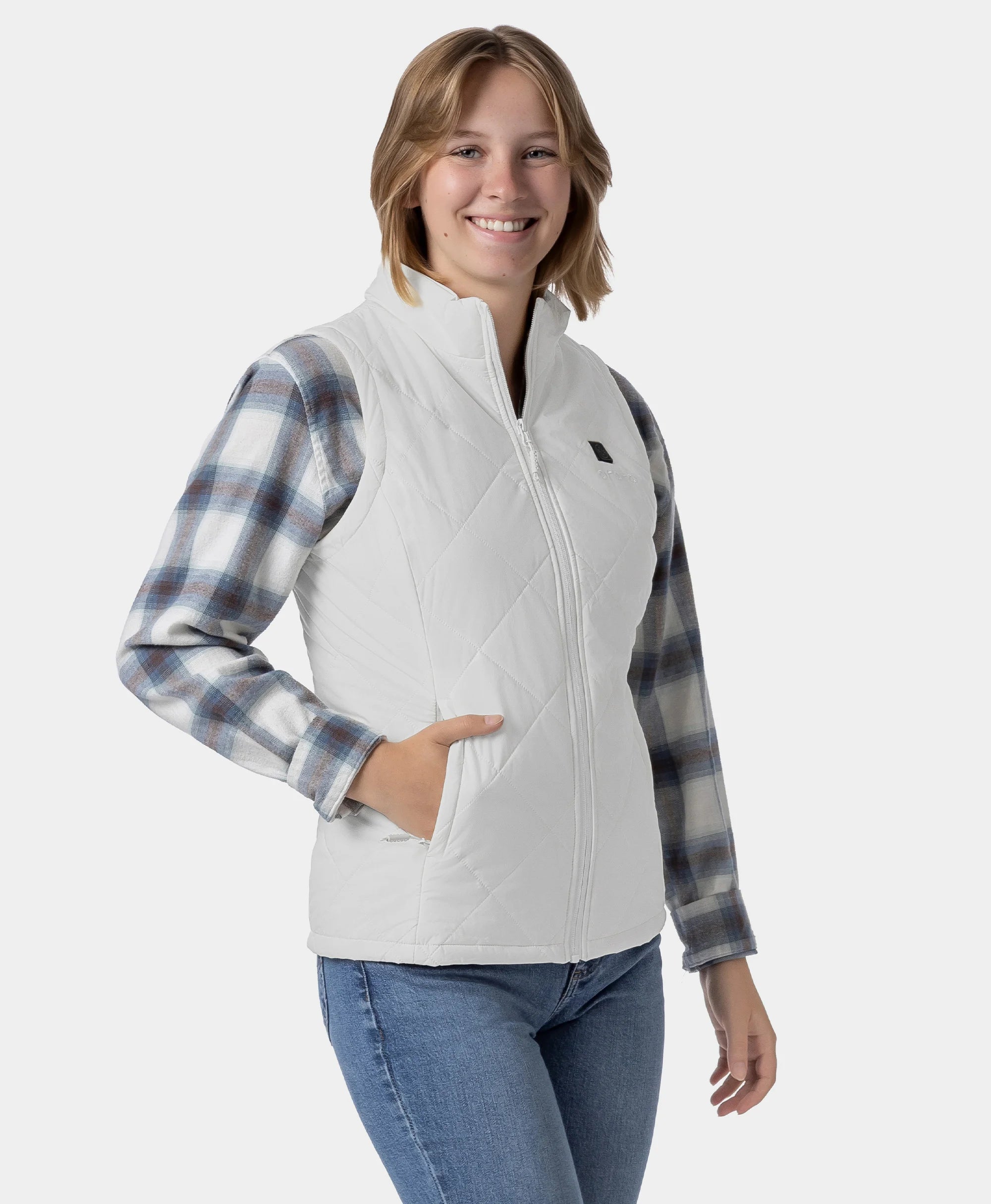 Women’s Junior 4-Zone Heated Quilted Vest