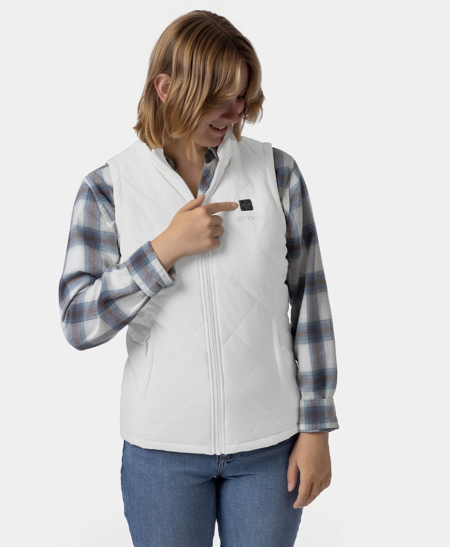 Women’s Junior 4-Zone Heated Quilted Vest