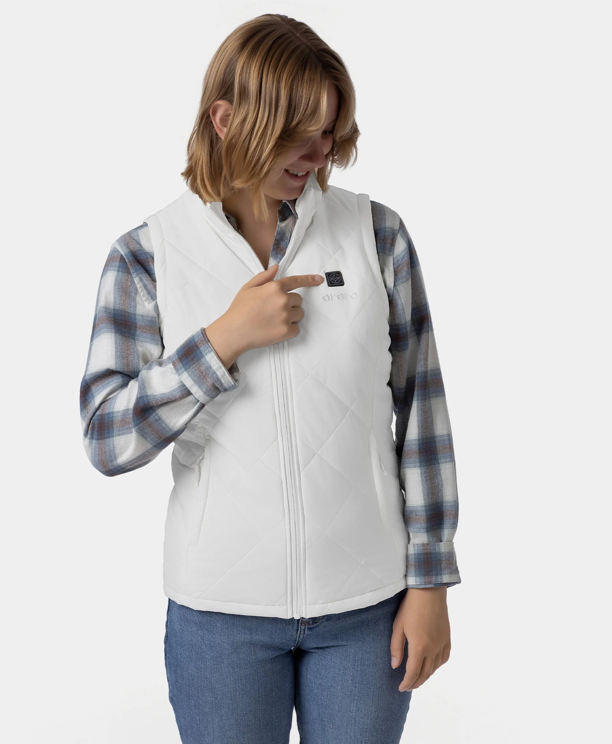 Women’s Junior 4-Zone Heated Quilted Vest