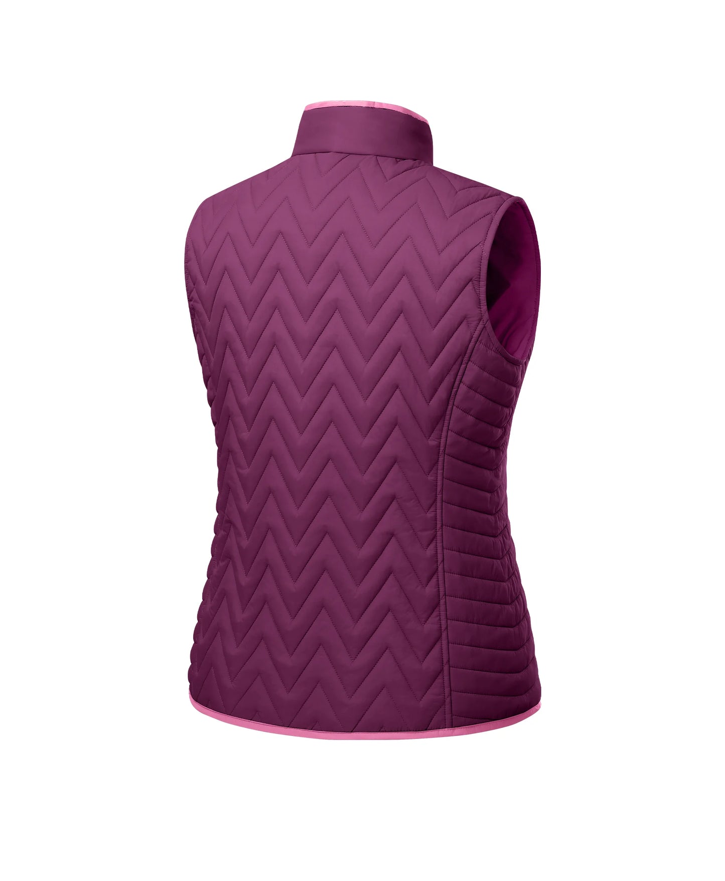 Women's Heated Chevron Quilted Vest (Purple) - Westminster Kennel Club® Edition