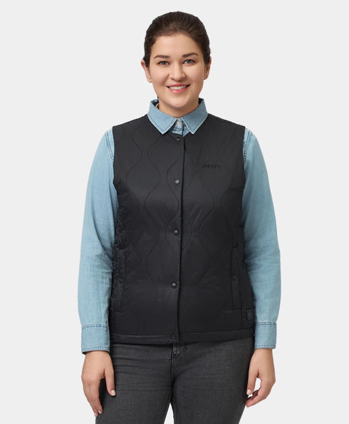 Celeste Women's 4-Zone Lightweight Heated Quilted Liner Vest ,view 1