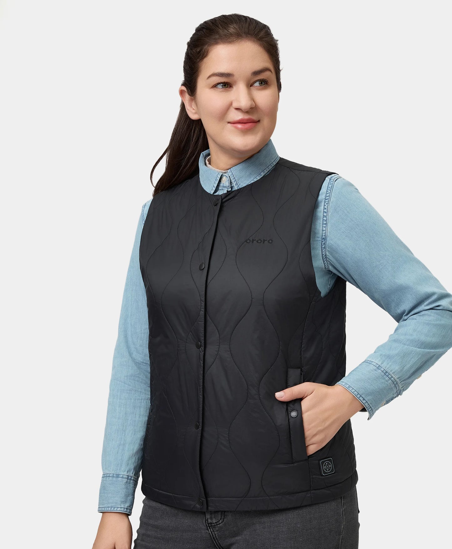 Celeste Women's 4-Zone Lightweight Heated Quilted Liner Vest