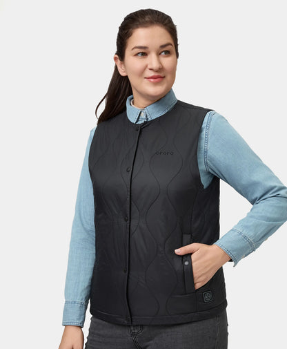 Celeste Women's 4-Zone Lightweight Heated Quilted Liner Vest