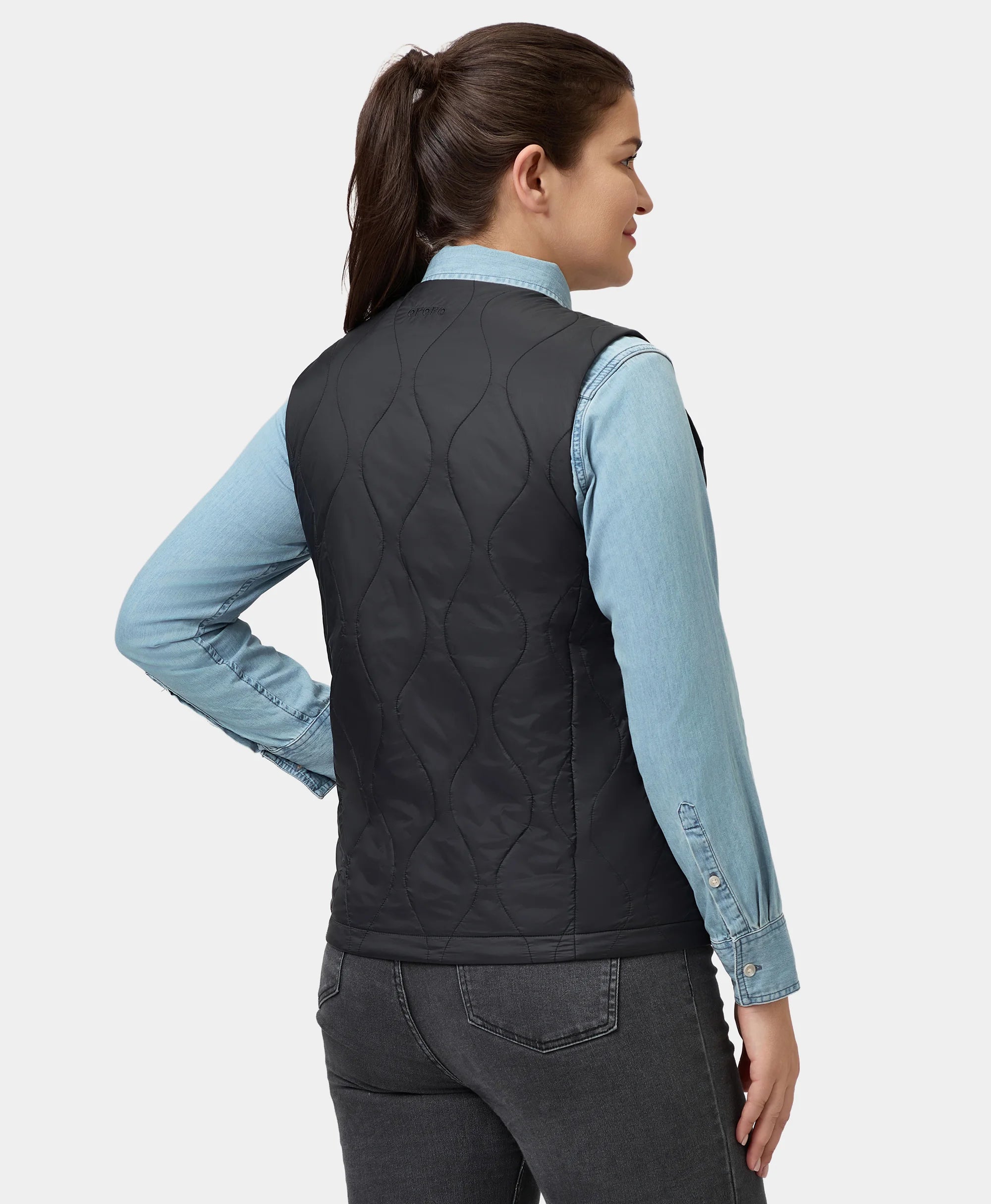 Celeste Women's 4-Zone Lightweight Heated Quilted Liner Vest