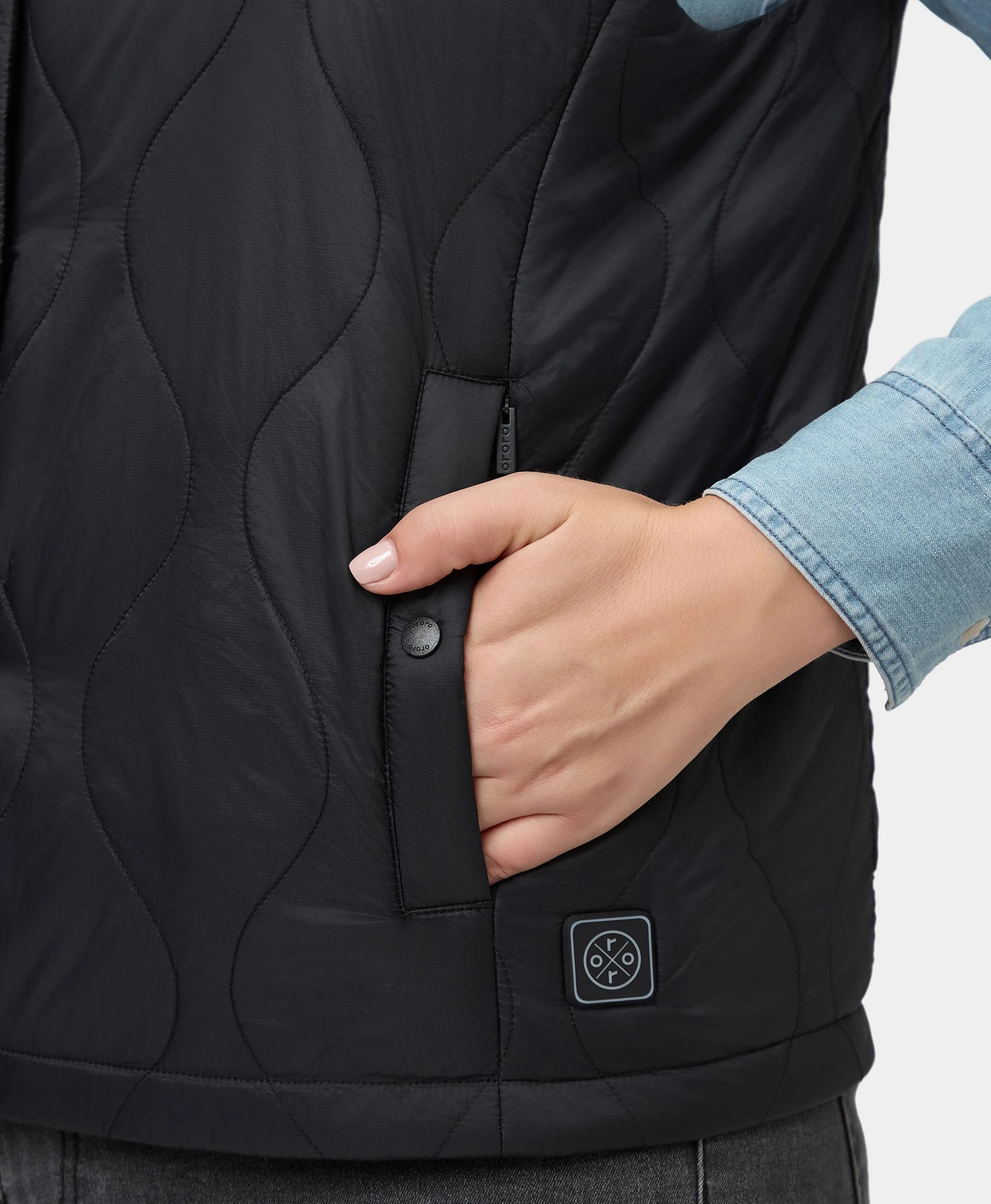 Celeste Women's 4-Zone Lightweight Heated Quilted Liner Vest