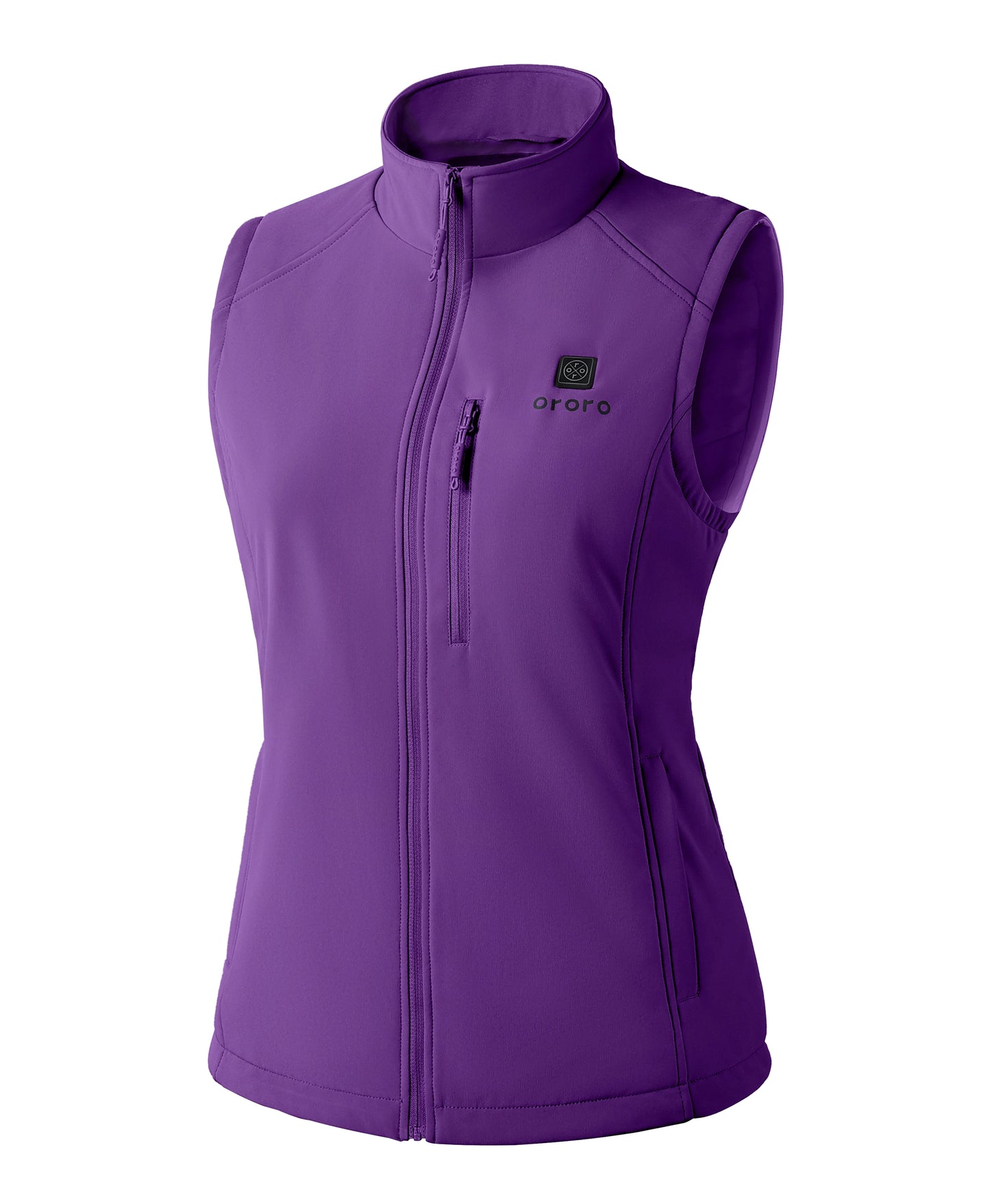(Open-box) Women's Heated Softshell Vest - Lower Back Heating (Battery Set Not Included)