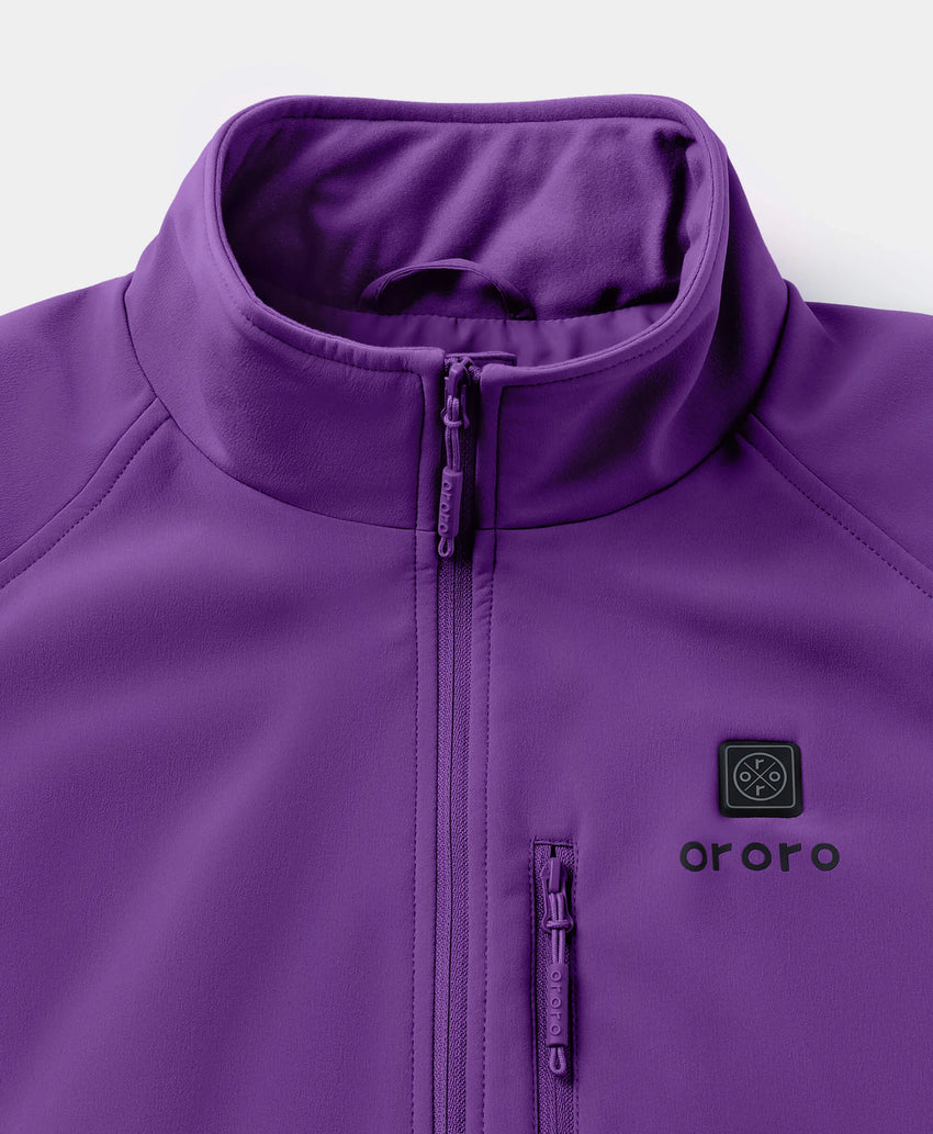 Women's 4-Zone Heated Softshell Vest (Purple) - Westminster Kennel Women's 4-Zone Heated Softshell Vest (Purple) - Westminster Kennel