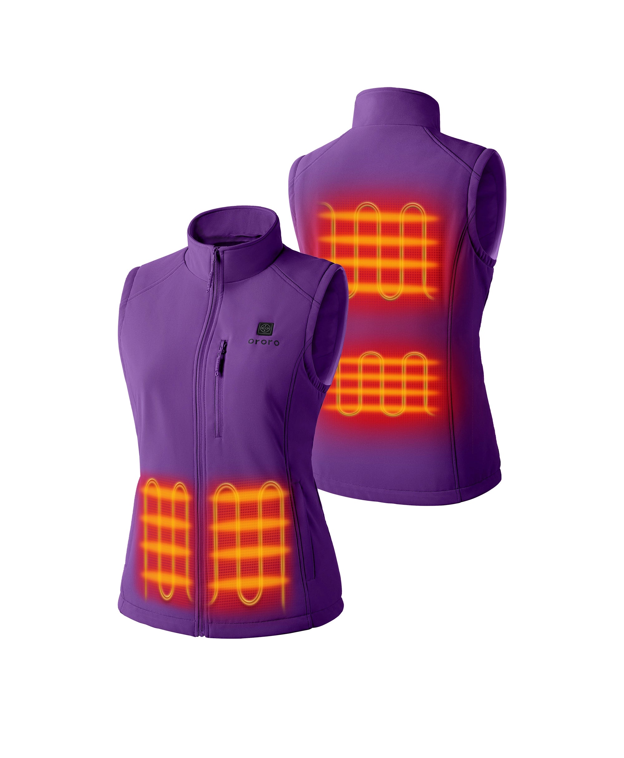 (Open-box) Women's Heated Softshell Vest - Lower Back Heating (Battery Set Not Included), Thumbnail 33