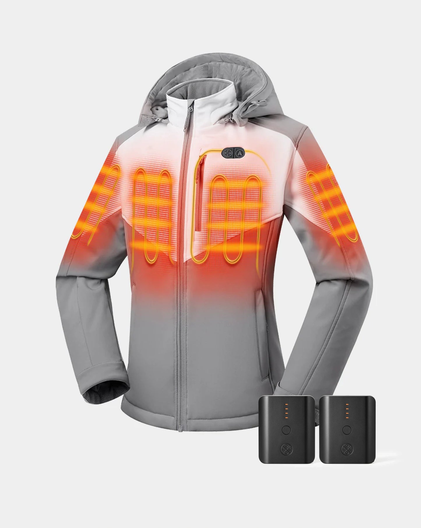 Bundle Deal - Women's Dual Control Heated Jacket (Chest Heating) & Extra PD 5K Battery
