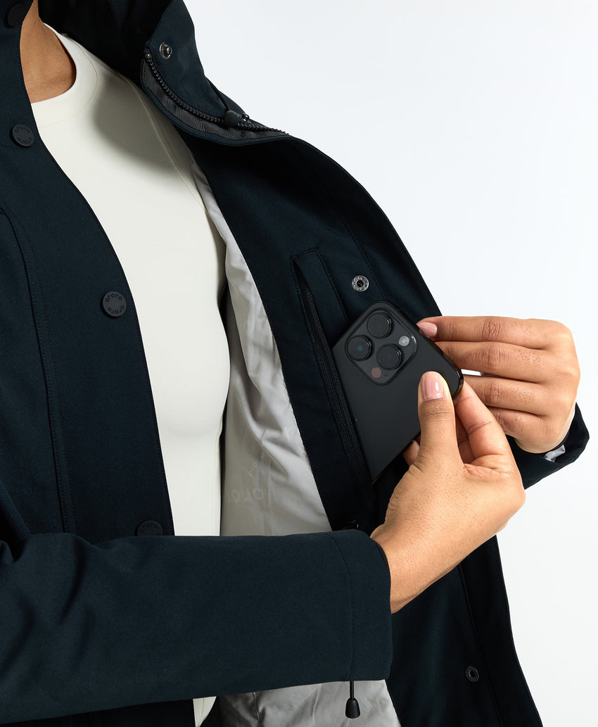 interior zippered pocket