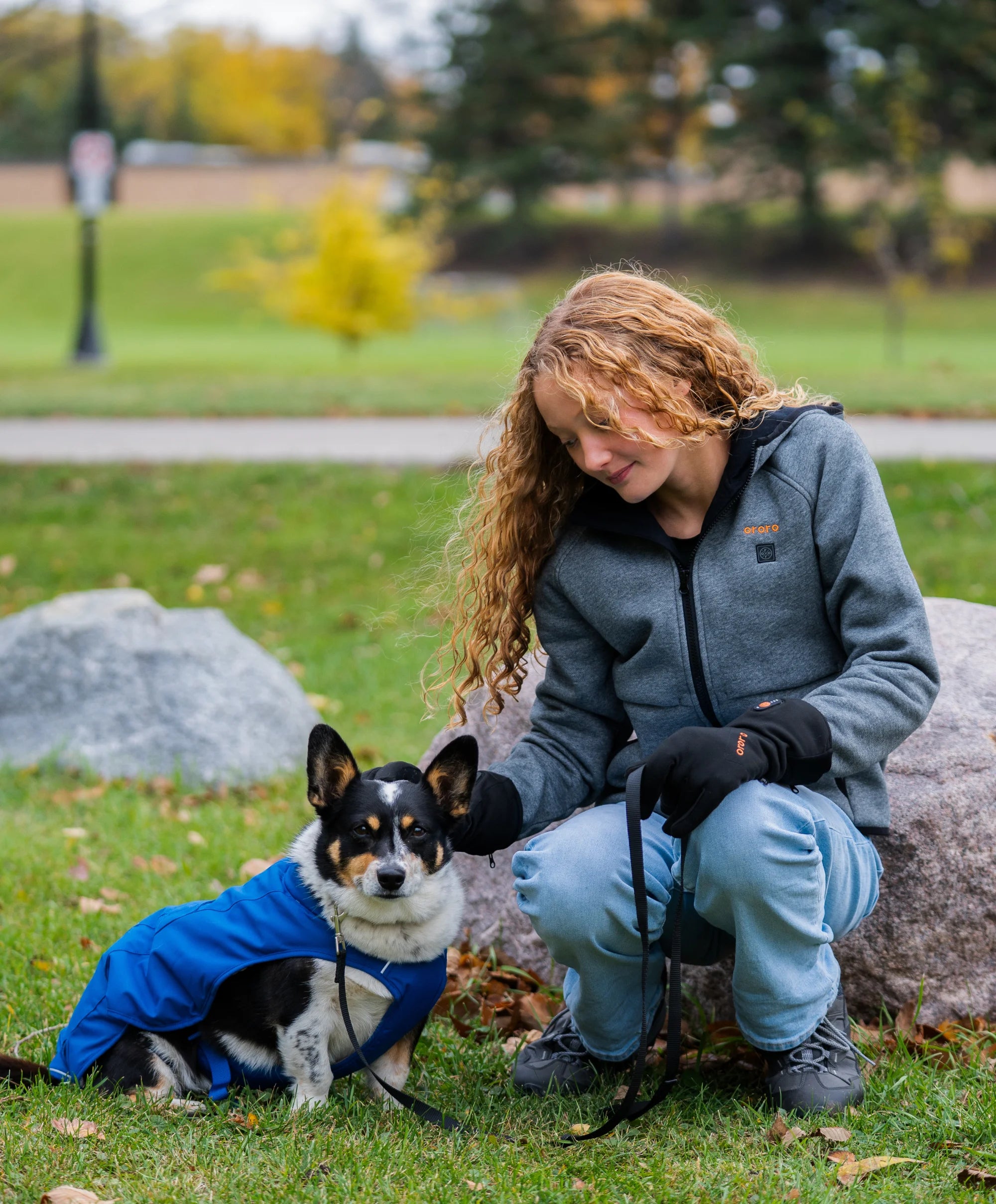 Kids' 4-Zone Heated Full-Zip Fleece Hoodie