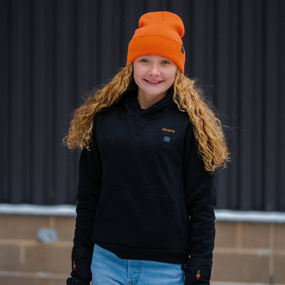 Kids' 4-Zone Heated Pullover Hoodie