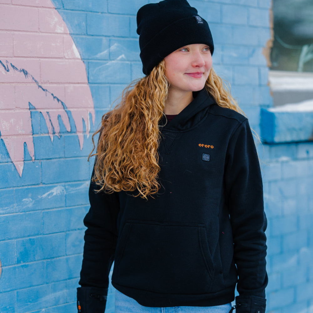 Kids' 4-Zone Heated Pullover Hoodie