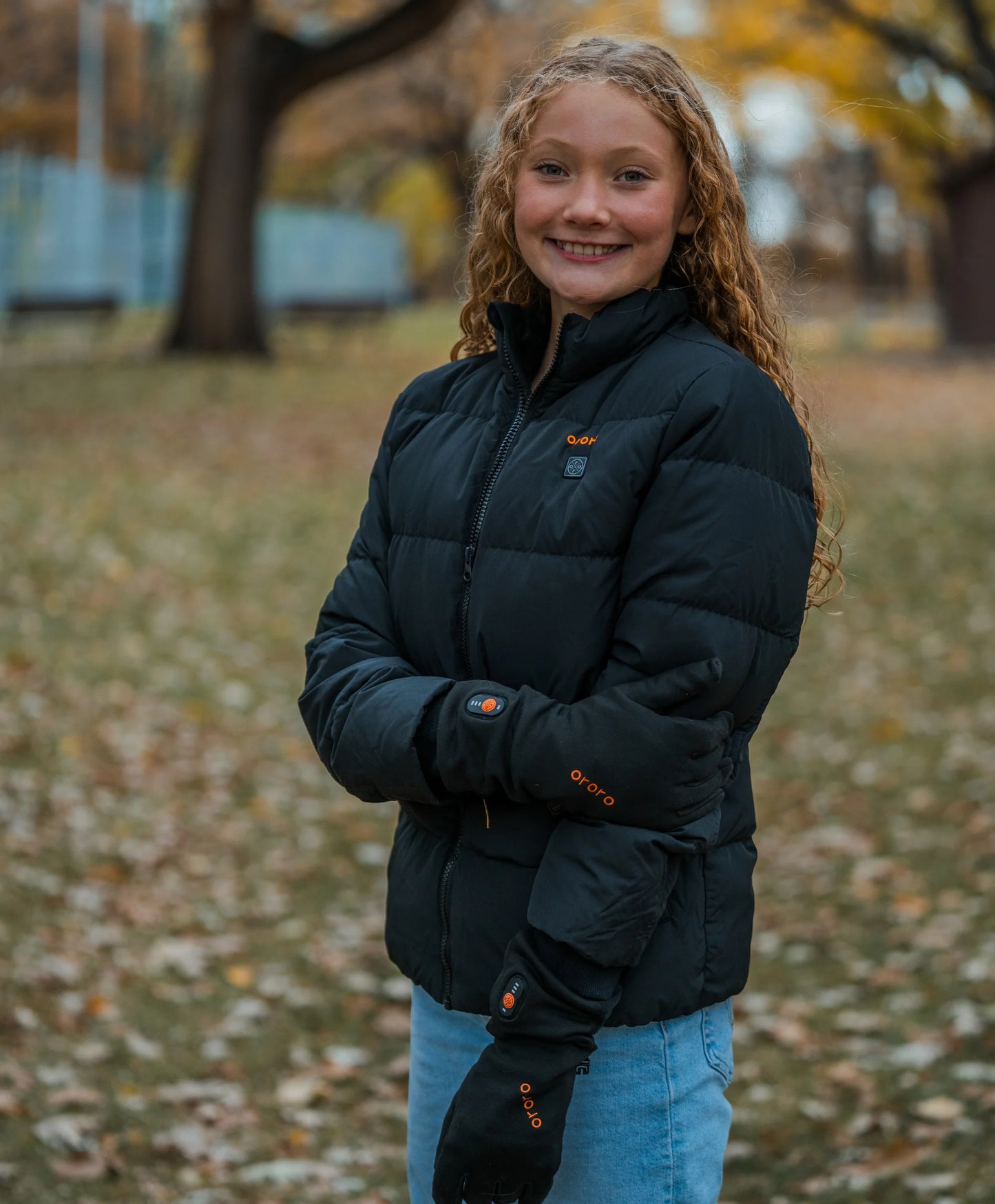Kids' 4-Zone Heated Down Jacket