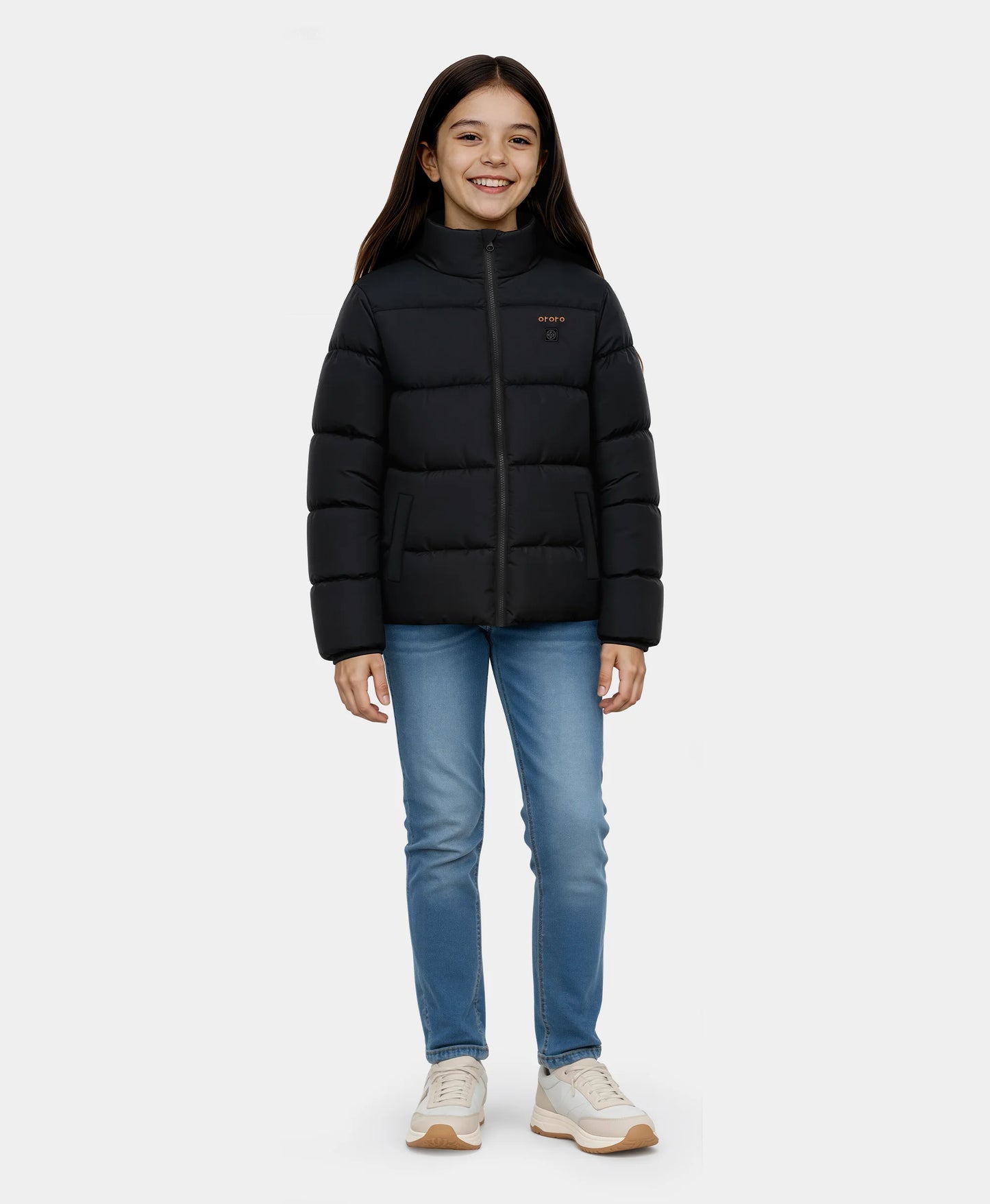 Kids' 4-Zone Heated Down Jacket