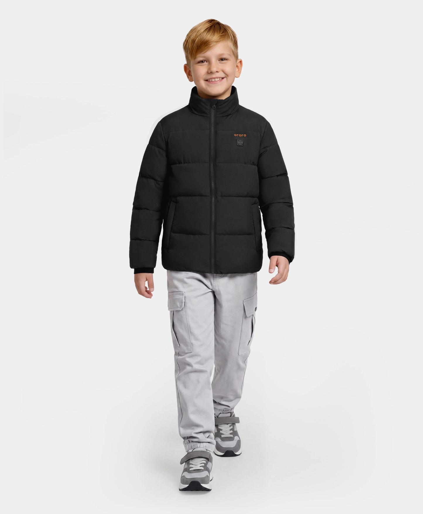 Kids' 4-Zone Heated Down Jacket