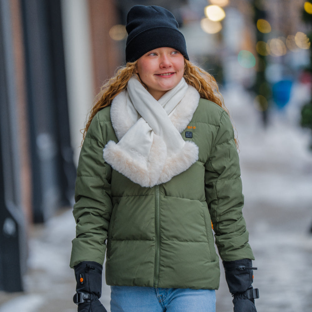 Kids' 4-Zone Heated Down Jacket