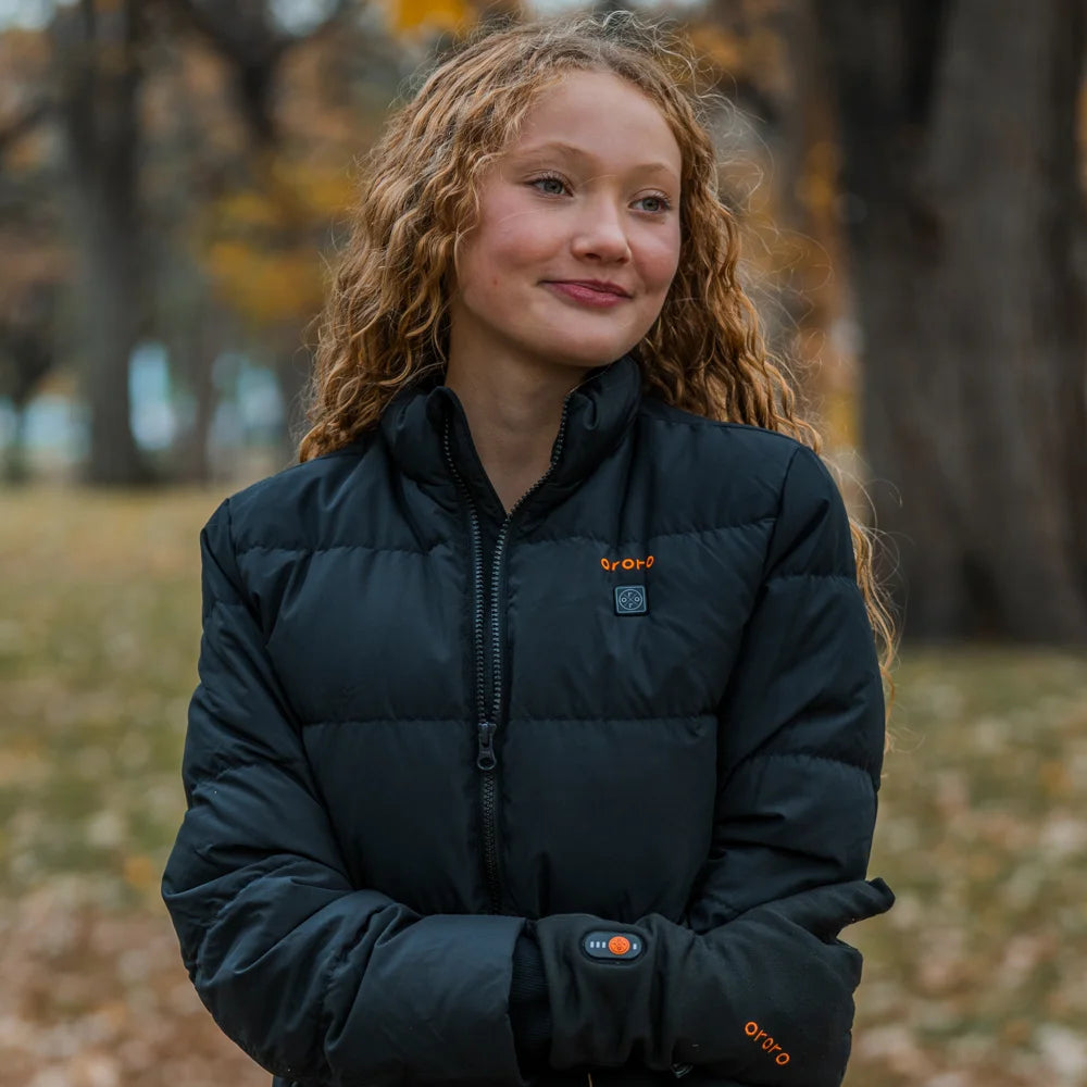Kids' 4-Zone Heated Down Jacket