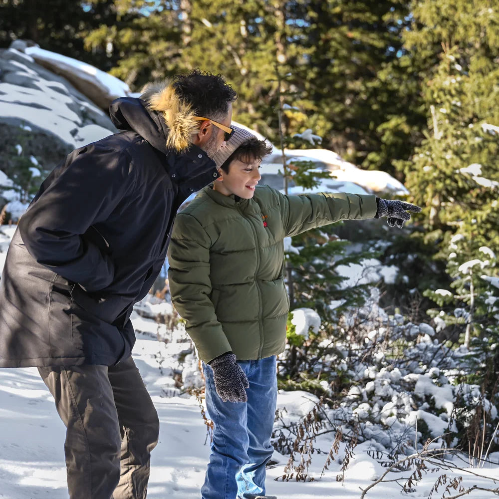 Kids' 4-Zone Heated Down Jacket