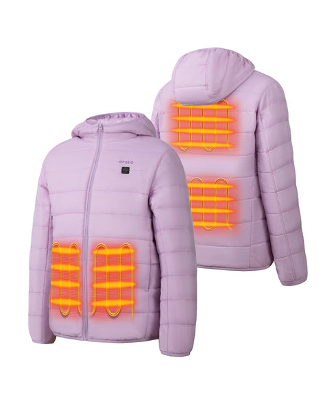 4 heating zones located on the back and dual hand pockets